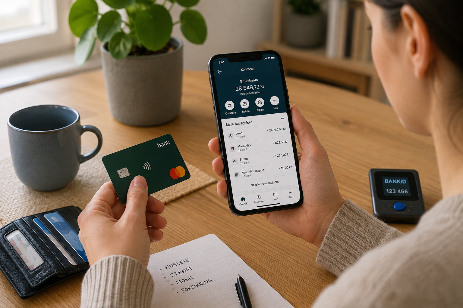 Bank Account, Bank Card, and BankID